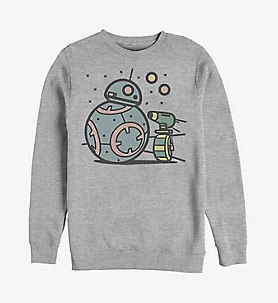Star Wars Episode IX The Rise Of Skywalker Droid Team Sweatshirt (XL)