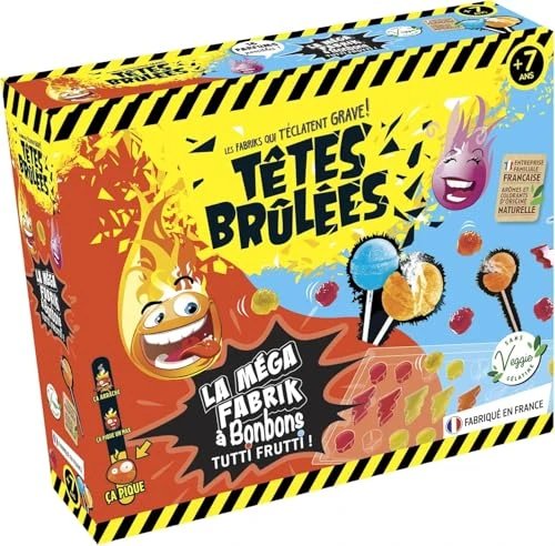 Silverlit - Têtes Brulées - La mega fabrik à bonbons Tutti Frutti - Fabriqué en France - Veggie - Crée ta propre variété de bonbons ! - Aromes et colorants 100% naturels - 54037