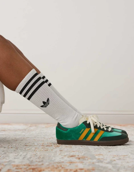 adidas Originals - Samba OG - Baskets - Vert et jaune