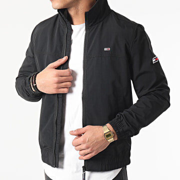 Tommy Hilfiger - Veste Zippée Essential Casual 0061 Noir - LaBoutiqueOfficielle.com
