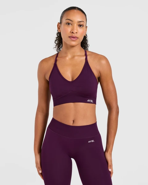 Adapt Seamless Sports Bra - Midnight Plum