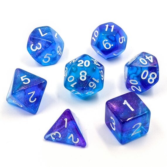 Pisces Zodiac Dice Set