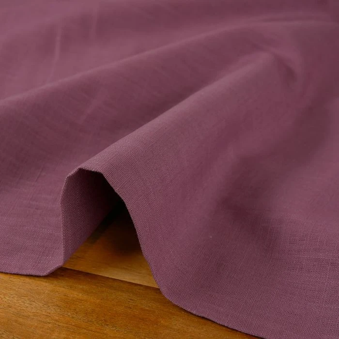 Coupon de ramie Linen look bruyère