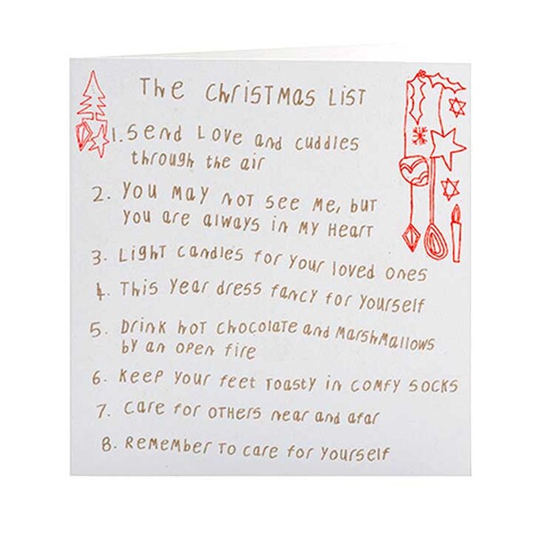 The Christmas List Card - ARTHOUSE Unlimited