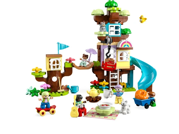 La cabane dans l’arbre 3-en-1 10993 | DUPLO® | Boutique LEGO® officielle FR