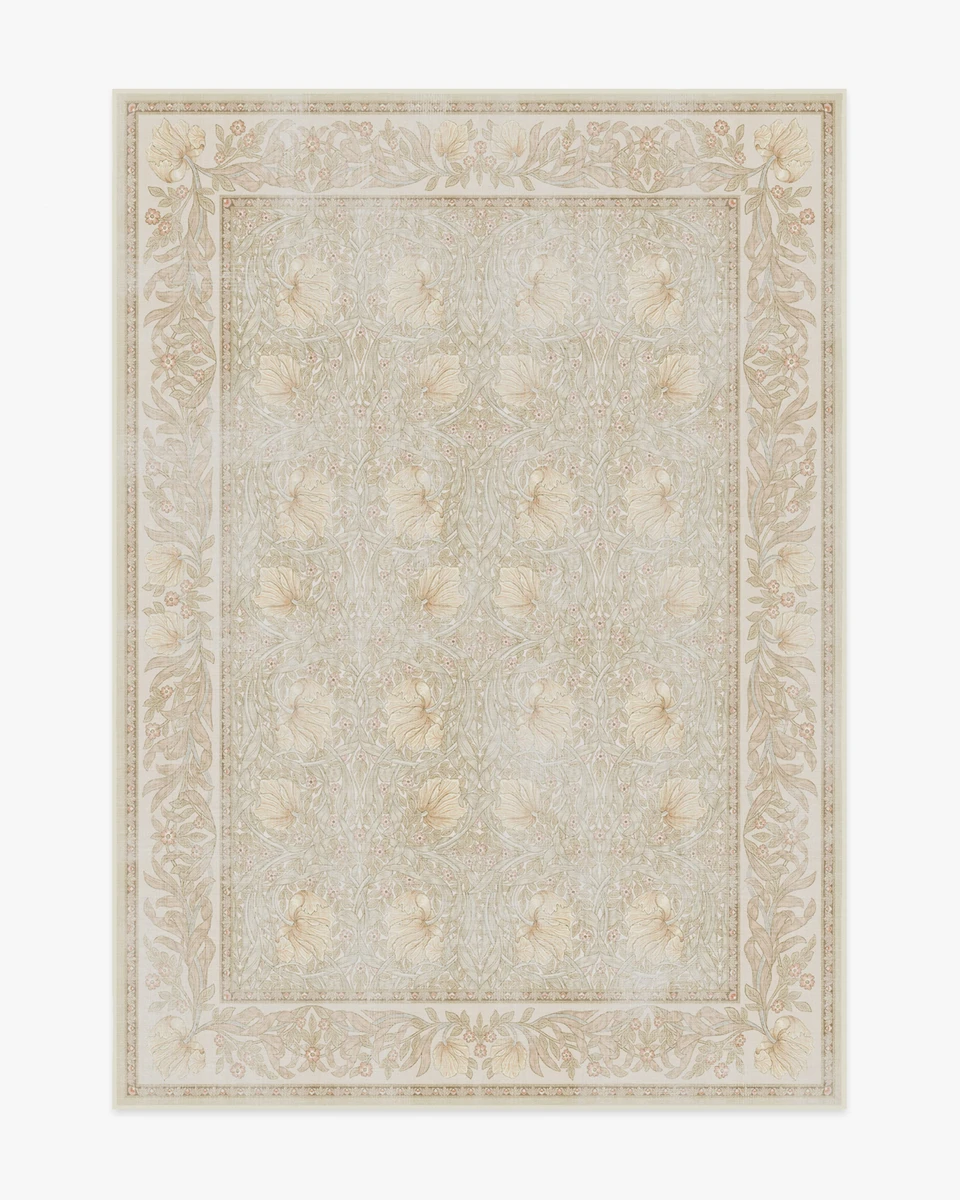 Pimpernel Vintage Blush Rug by Morris & Co. | Ruggable FR