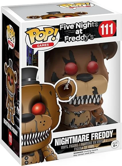Funko Pop! Games: Five Nights at Freddy's (FNAF) - Nightmare Freddy - Figurine en Vinyle à Collectionner - Idée de Cadeau - Produits Officiels - Anime Fans