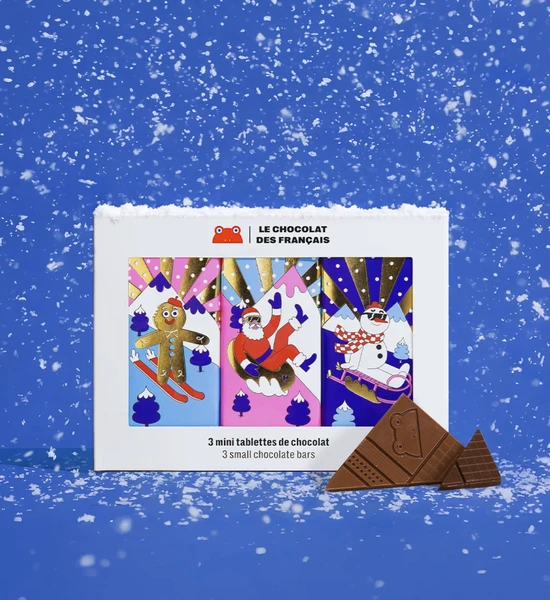 Coffret de 3 mini tablettes de Noël