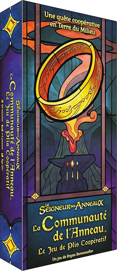 Asmodee - Office Dog - THE LORD OF THE RINGS: THE COMMUNITY OF THE RING FOLD GAME - Cooperative Card Game, Strategy Game for Adults and Kids 10+ Years, 1-4 Players, 20 Min - English