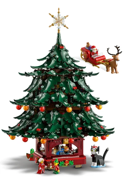 Sapin de Noël à construire en famille 41843 | LEGO® Icons | Boutique LEGO® officielle FR