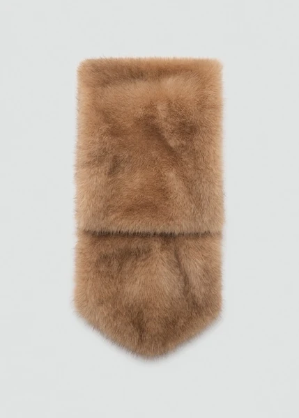 Écharpe effet peluche - Femme | MANGO France métropolitaine