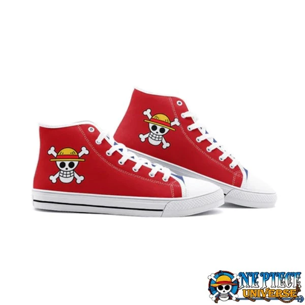 Monkey D. Luffy One Piece Classic High Top Canvas Shoes - One Piece Universe - The Best Store for One Piece Merchandise