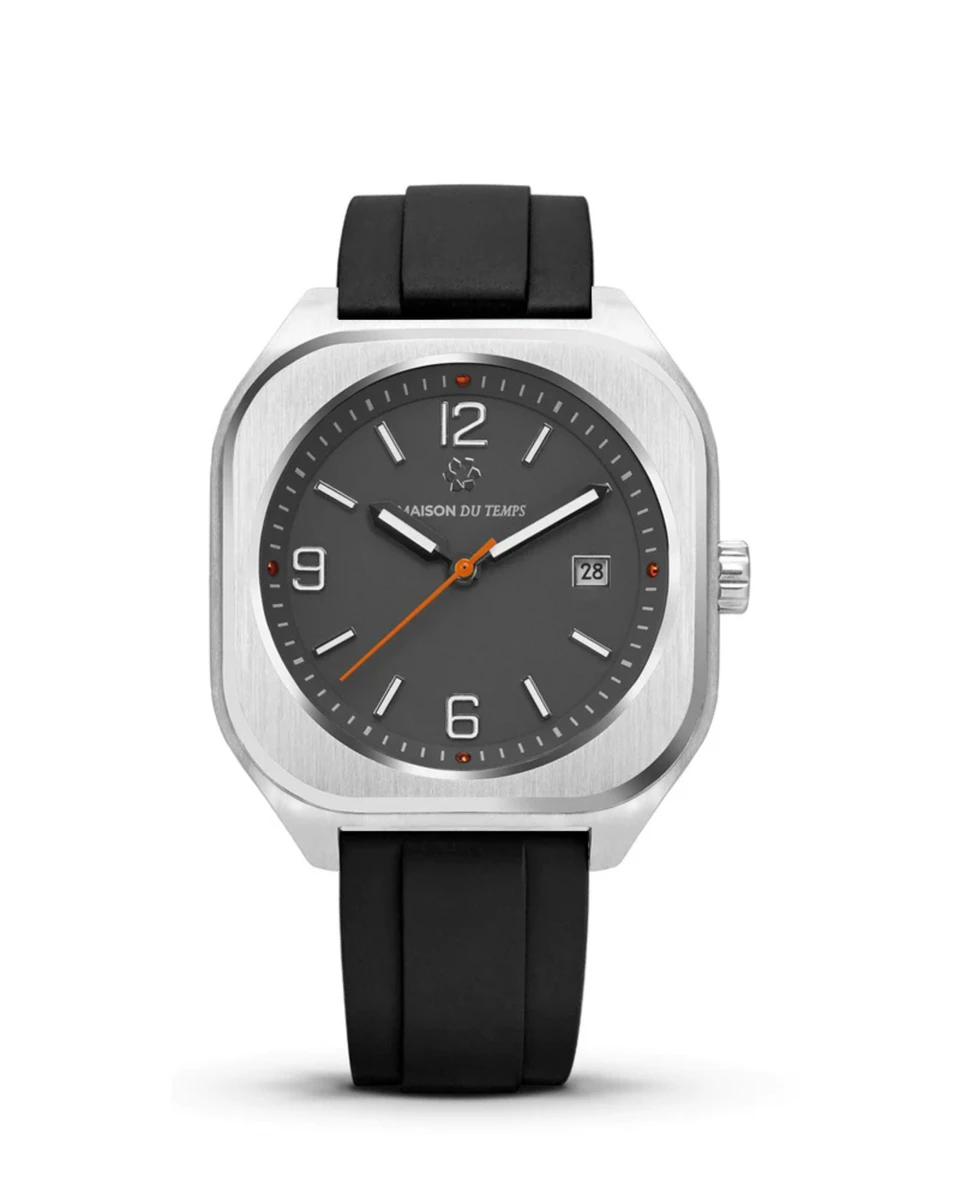 MTIota Gris Caoutchouc Noir