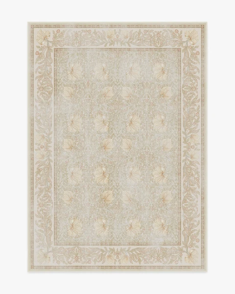Pimpernel Vintage Blush Rug by Morris & Co. | Ruggable FR