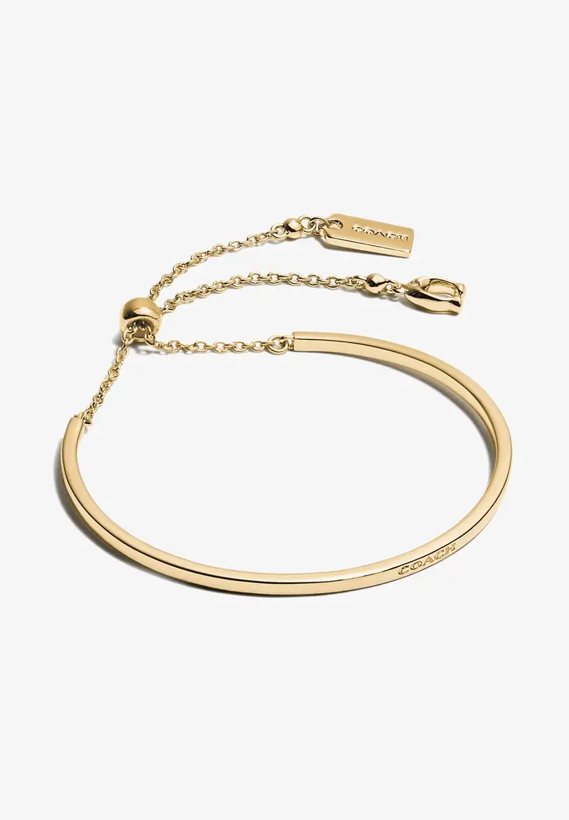 Coach LOGO SLIDER - Bracelet - gold/doré - ZALANDO.FR