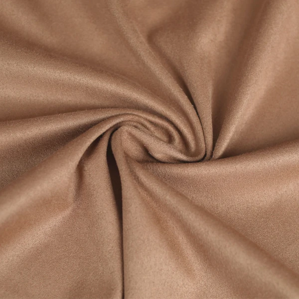 Tissu suédine camel | Pour couture de robes, vestes et autres habits