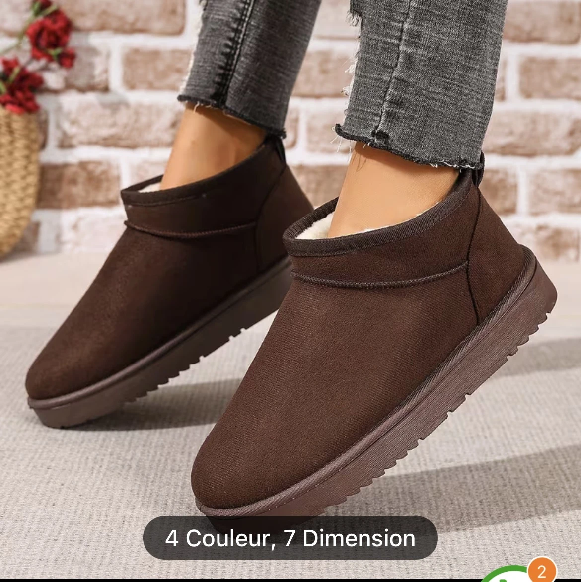 bottes neige dhiver femmes semelle plate épaisse fermeture à - Temu France