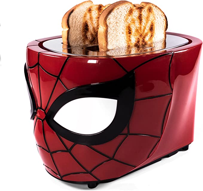 Amazon.com: Uncanny Brands Marvel’s Spiderman Halo Toaster – Toasts ...