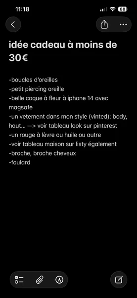 Idée à moins de 30€