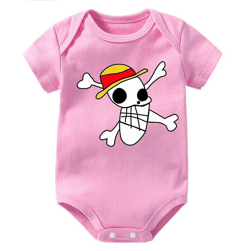Luffy’s Flag Drawing Organic cotton baby bodysuit - One Piece Universe - The Best Store for One Piece Merchandise