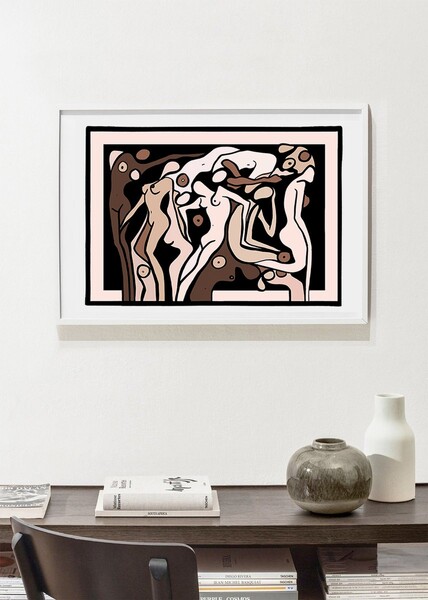 SAME SAME Art Print