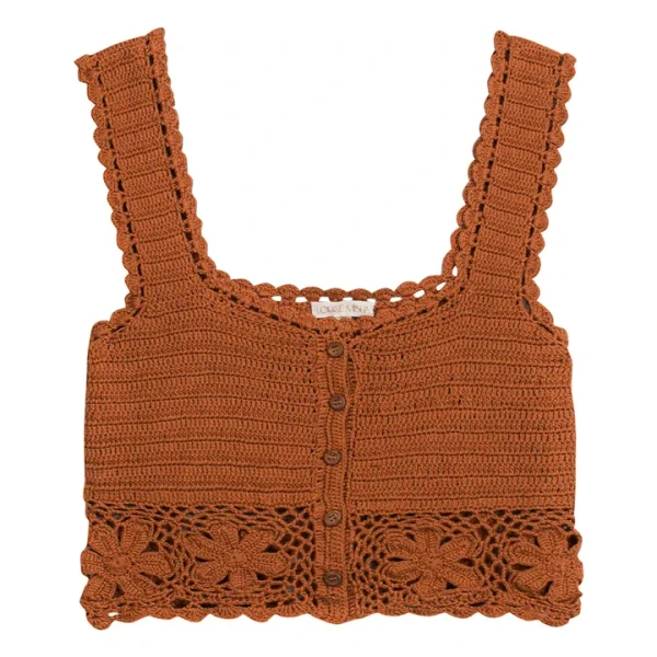 Top Alda Coton | Caramel