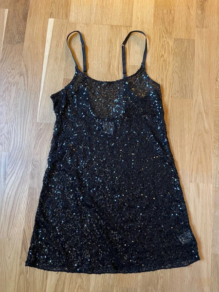 Free People kurzes Kleid/ langes Top mit sequins/ Pailletten