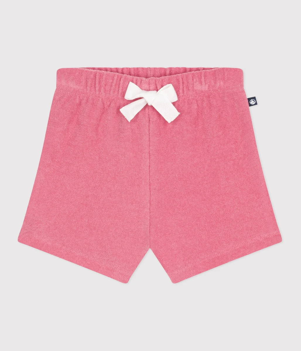 Short bébé en coton éponge
