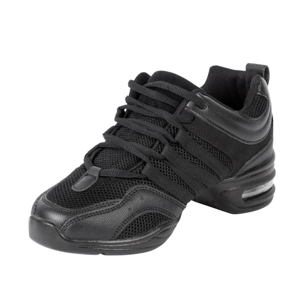 Ociadans-Chaussures de danse à l'offre elles souples pour femmes, chaussures de jazz modernes, tissu en maille respirant, salsa carrée, noir - AliExpress 201768104