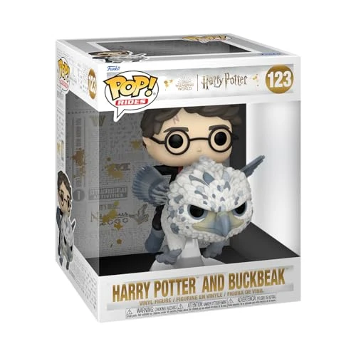 Funko Pop! Rides Deluxe: Harry Potter Prisoner of Azkaban - Harry &amp; Buckbeak - Figurine en Vinyle à Collectionner - Idée de Cadeau - Produits Officiels - Jouets pour Les Enfants et Adultes