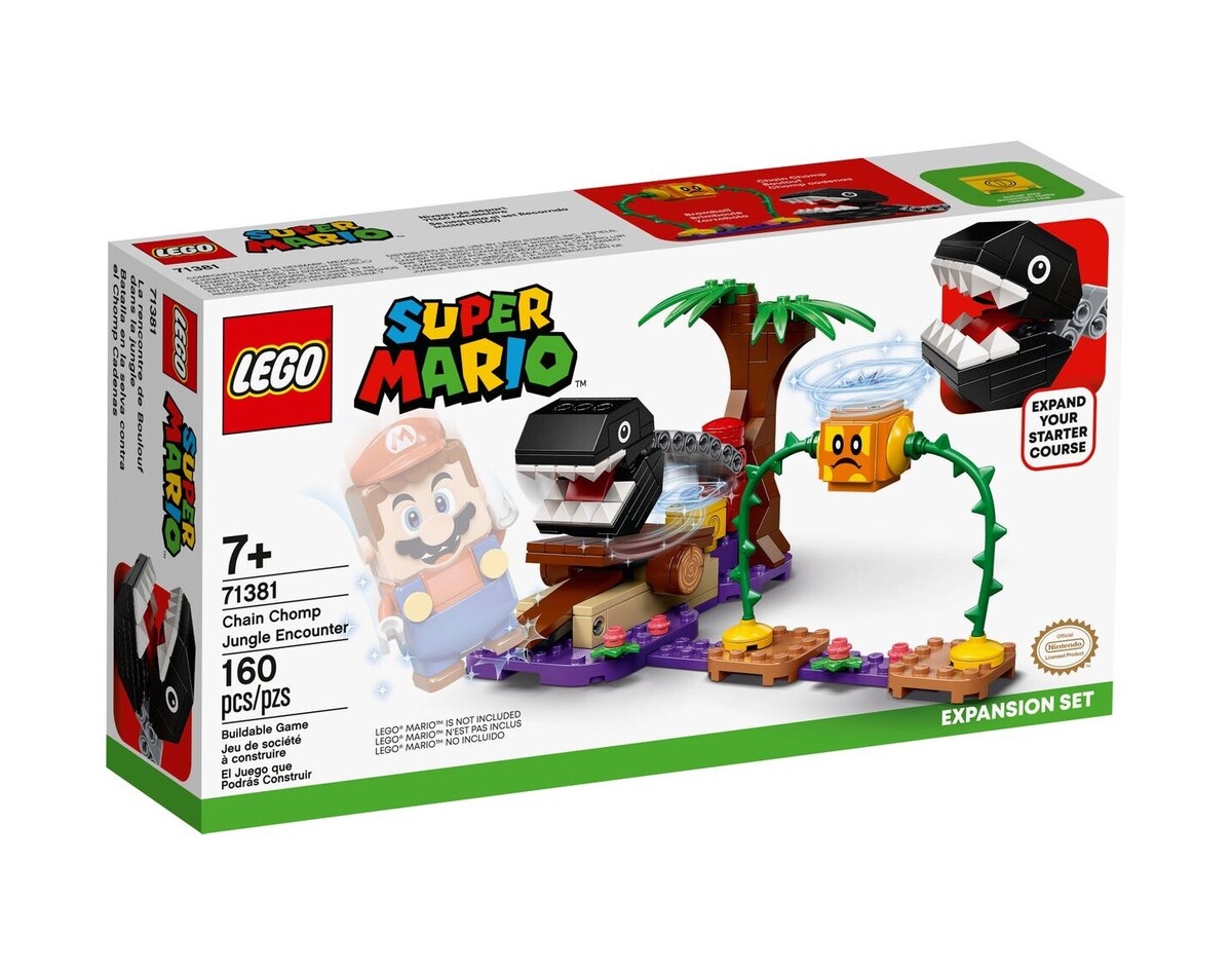 Ensemble d’extension La rencontre de Chomp dans la jungle 71381 | LEGO® Super Mario™