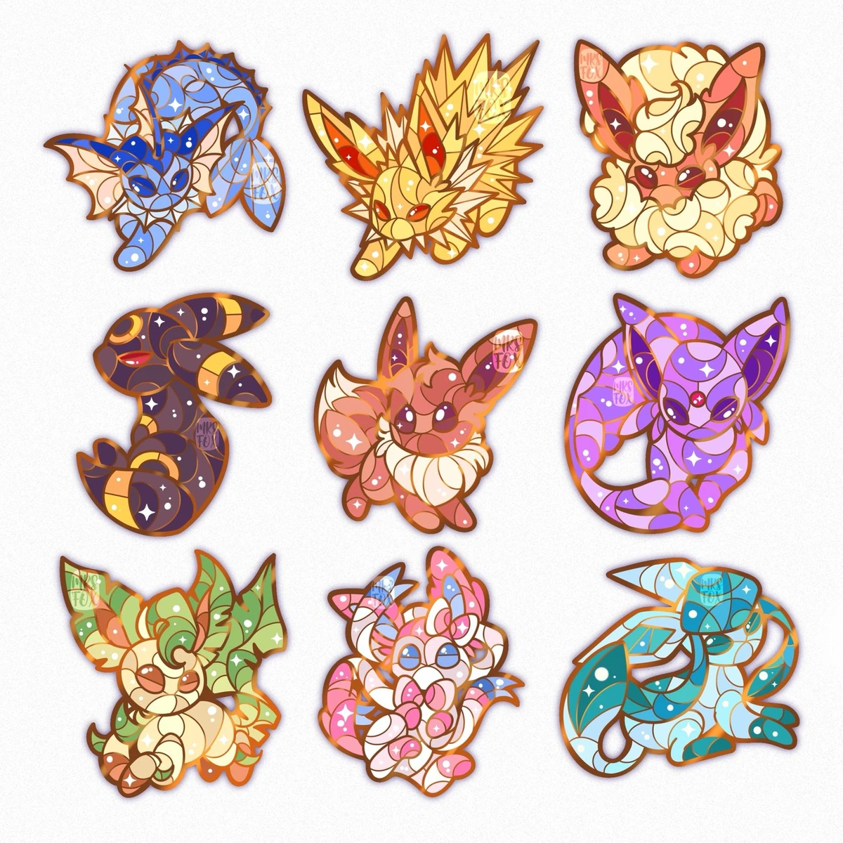 Pins Flareon/Pyroli - Melle Renarde