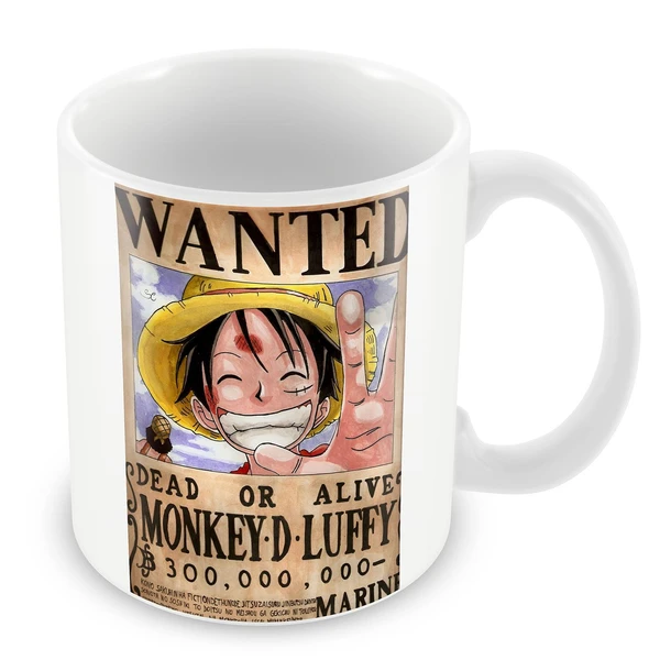 Fabulous Mug céramique One Piece Monkey D Luffy Wanted
