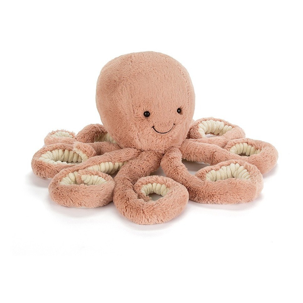 Jellycat - Peluche Poulpe gÃ©ant Odell 75 cm - Rose pÃªche