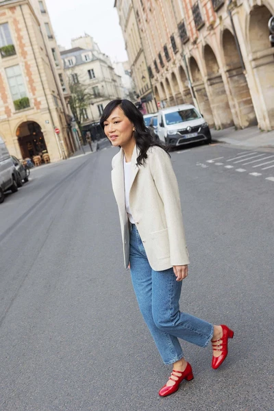 Jean Droit Ellen | Jean Droit Femme Petite bleu