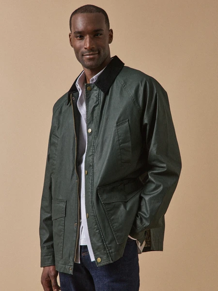 Veste homme coton enduit
