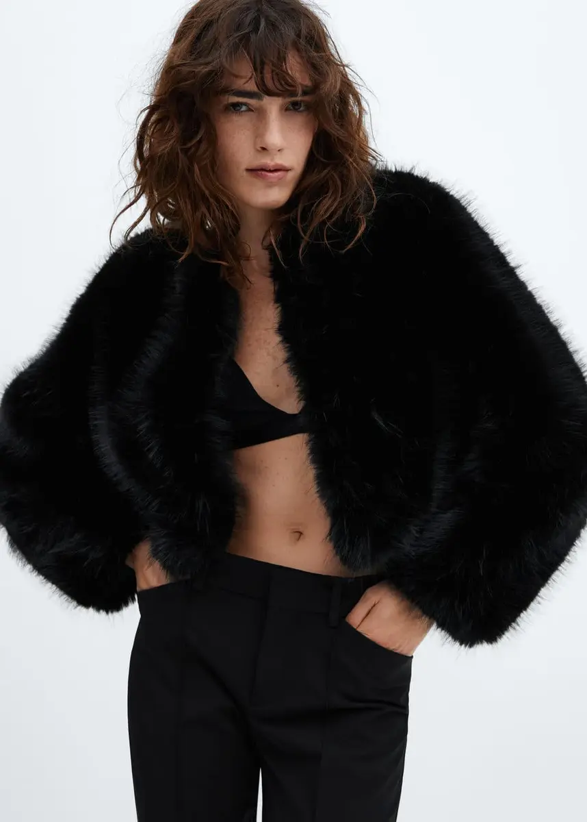 Veste fausse fourrure - Femme | Mango France