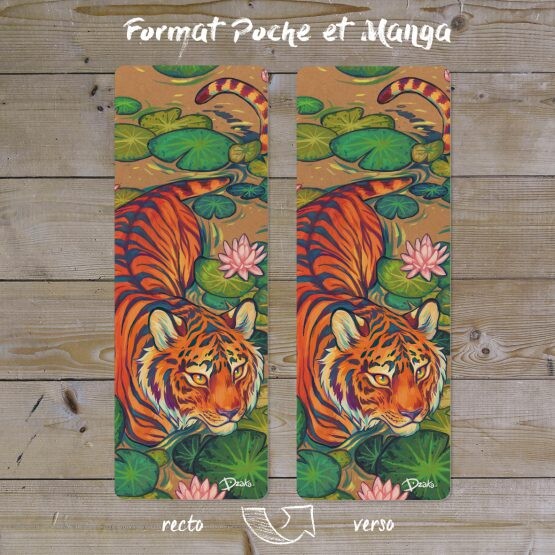 Marque-Page Poche • Tigre Nénuphars – Dzaka