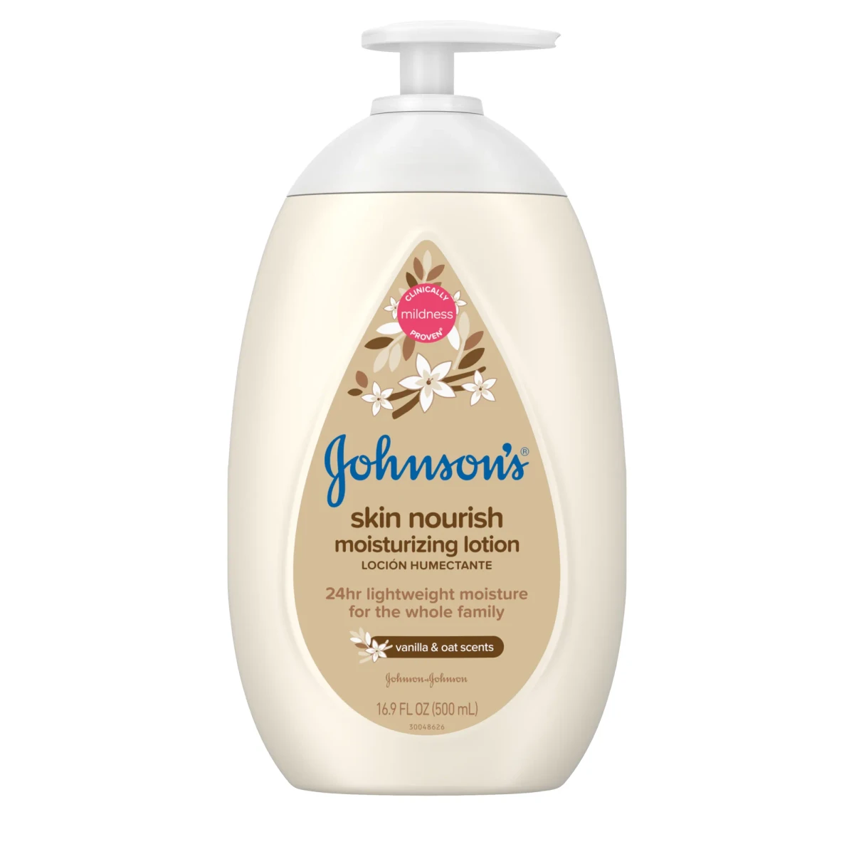 Skin Nourish Moisturizing Lotion with Vanilla and Oat Scents