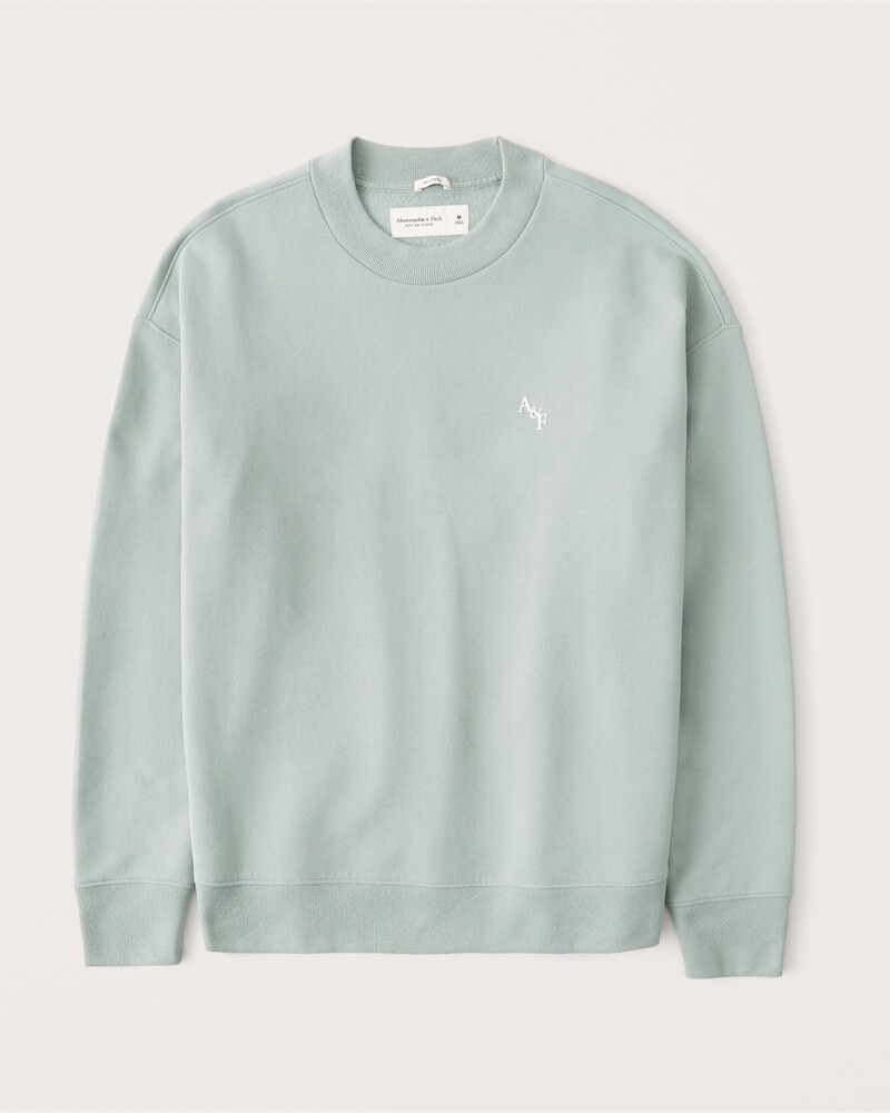 Homme Sweat ras du cou décontracté à logo floqué TAILLE S