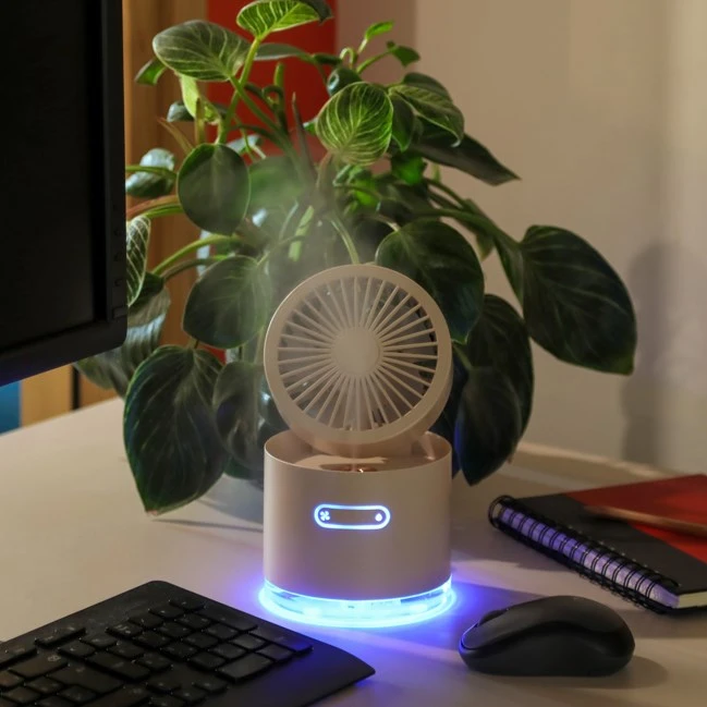 Ventilateur brumisateur autonome