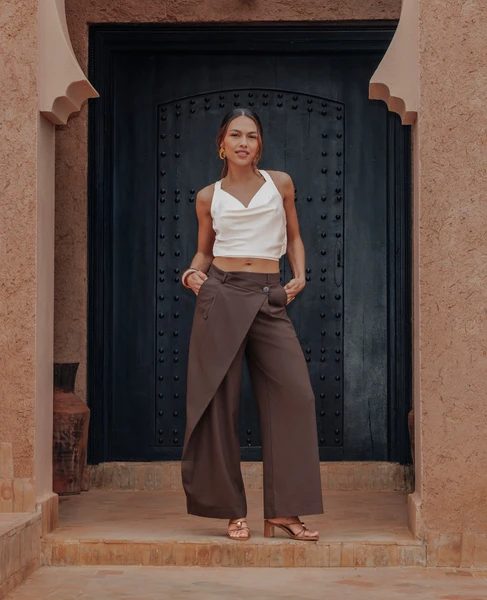 Pantalon skant effet portefeuille