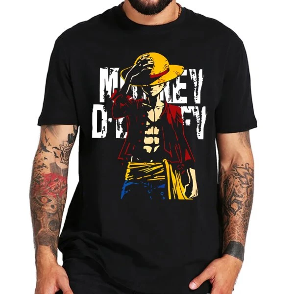 One Piece T-Shirt – Monkey D. Luffy Premium Cotton Tee - One Piece Universe
