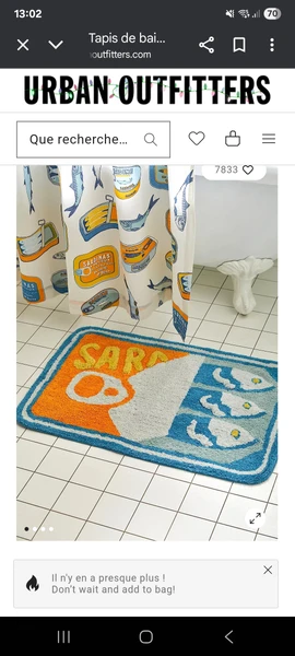 Tapis de bain - Urban Outfitters
