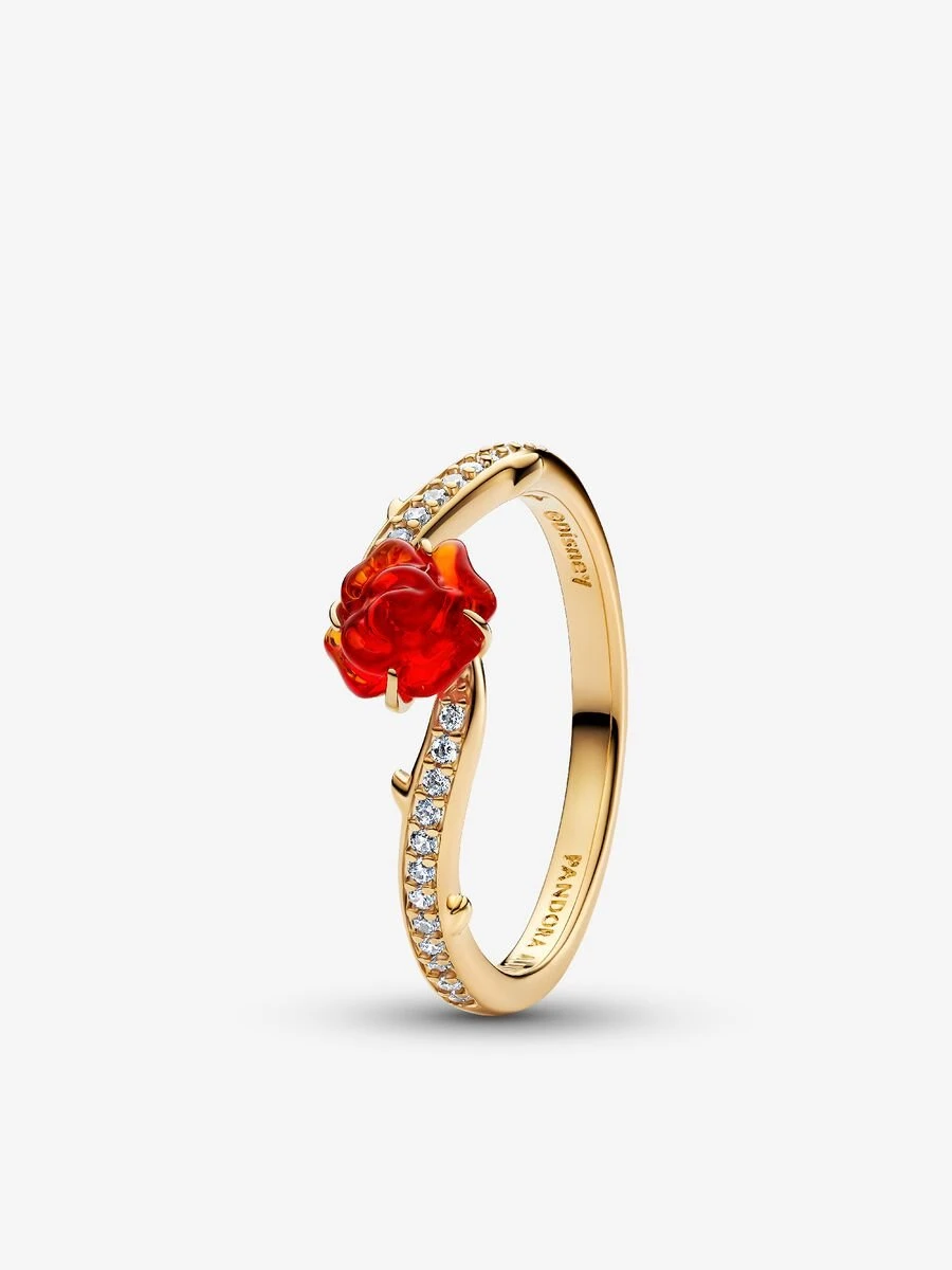 Bague Disney La Belle et La Bête Rose Enchantée