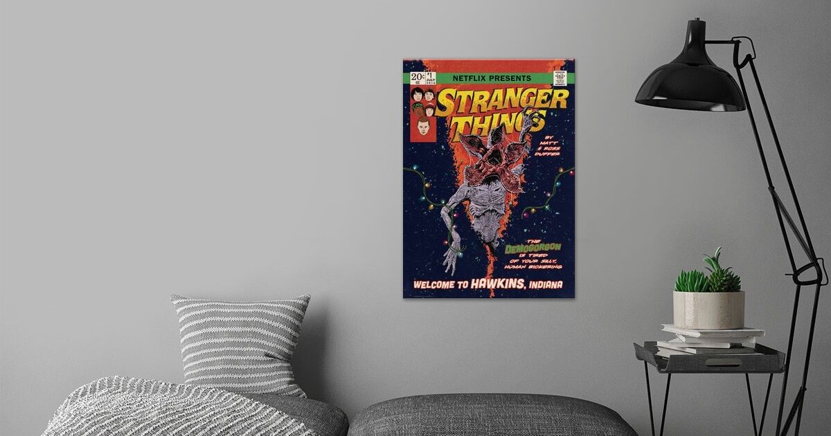 Welcome to Hawkins poster verre L