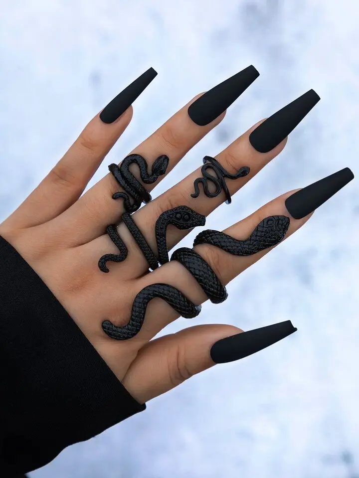 4 piÃ¨ces/set Anneau Design Serpent