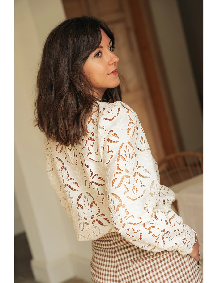 Blouse Livia ivoire