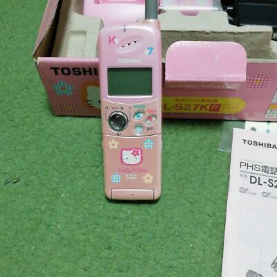 Toshiba PHS Phone DL-S27K Sanrio Hello Kitty Edition Japon Rose