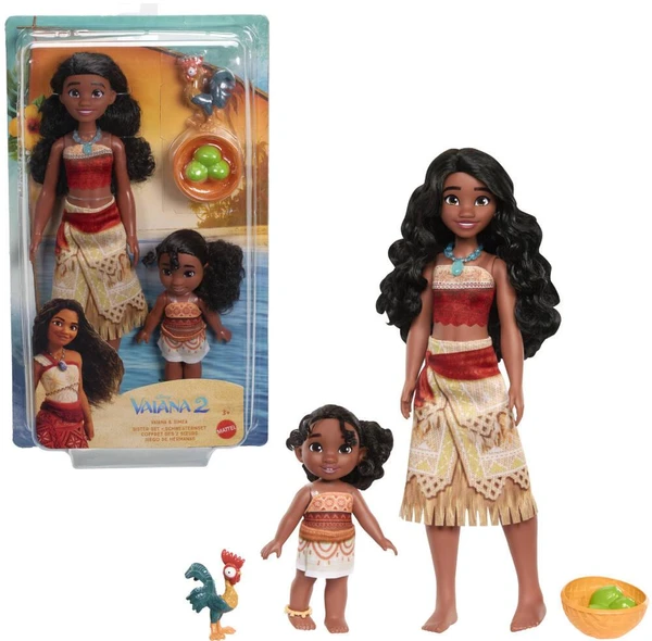 DISNEY VAIANA - COFFRET POUPEE VAIANA ET SA SŒUR